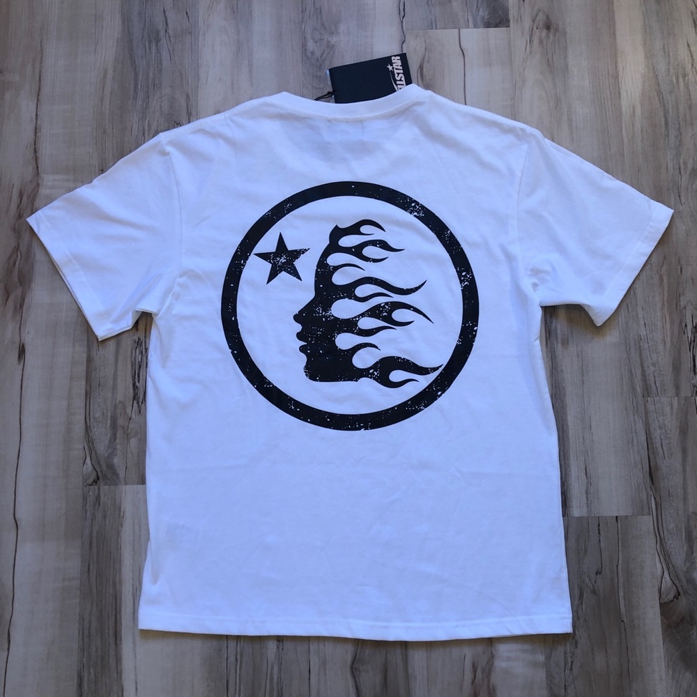 Hellstar Capsule 10 Path to Paradise White Black Graphic T-Shirt Men's Large NWT